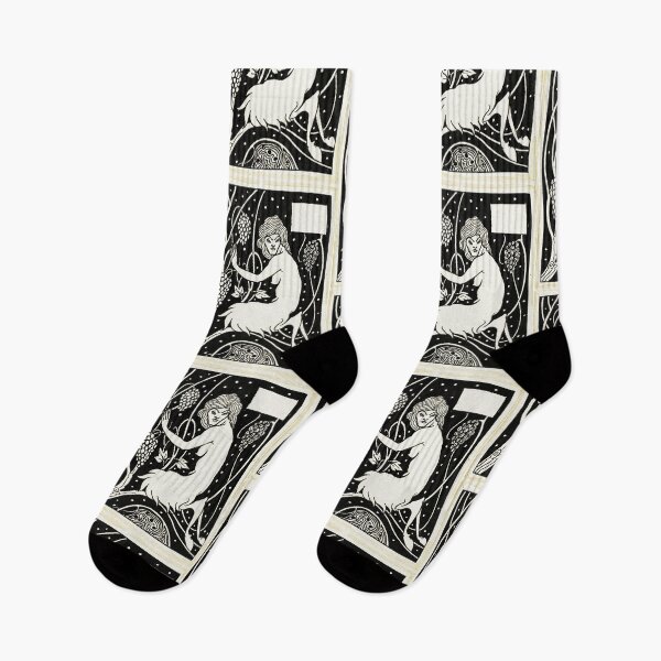 Item preview, Decorative Study of a Satyr - Aubrey Beardsley  designed and sold by Vintage Designs +.