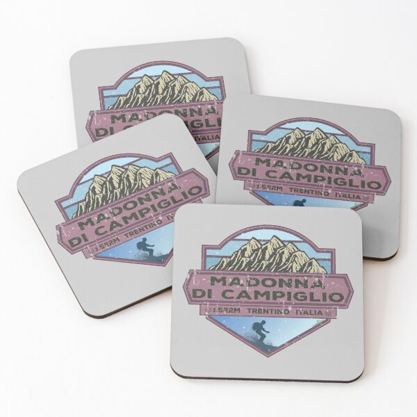 Item preview, Madonna Di Campiglio Italy Italia Ski Skiing Brenta Dolomites Sticker T-Shirt designed and sold by OuterShellUK.