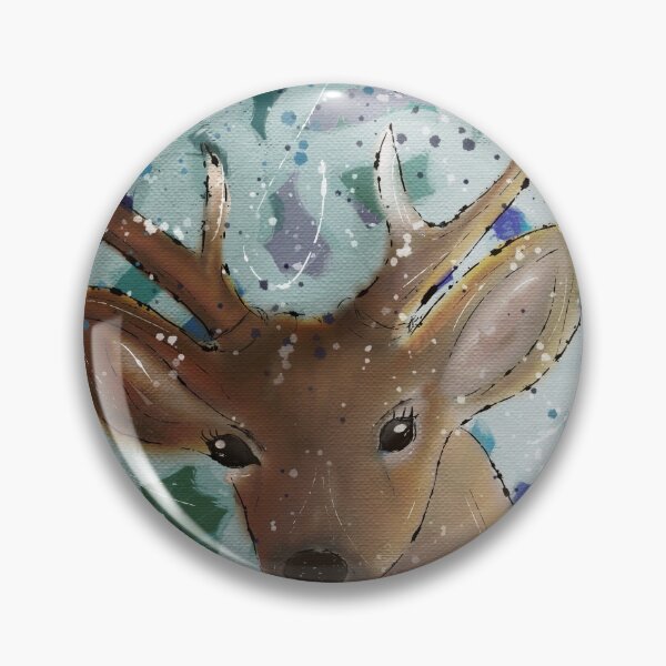 Item preview, Lovely deer in blue and green  designed and sold by Kreajuut.