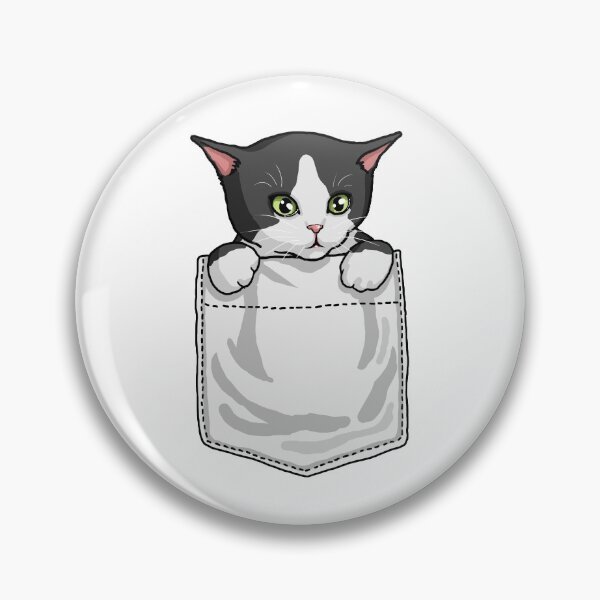 Item preview, Cat in a pocket designed and sold by HandsomeCat.