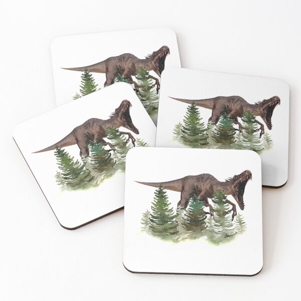 Item preview, screaming dinosaur t rex jungle   designed and sold by MorganDayDesign.