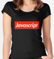 Javascript Women's Fitted Scoop T-Shirt