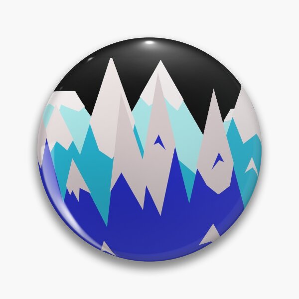 Item preview, Blue Snowy Mountains designed and sold by TheScraggyBeard.