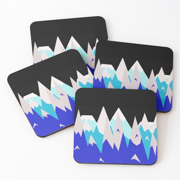 Item preview, Blue Snowy Mountains designed and sold by TheScraggyBeard.