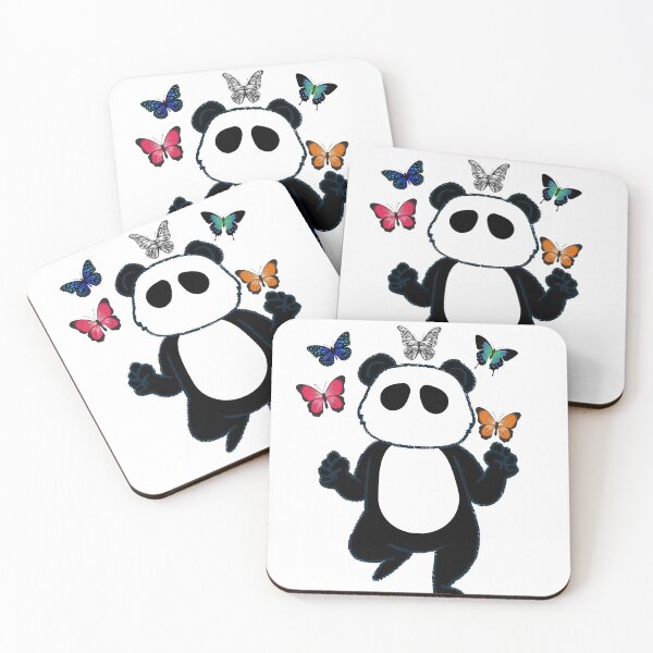 Item preview, Panda Playing with Butterfly designed and sold by lolmaned.