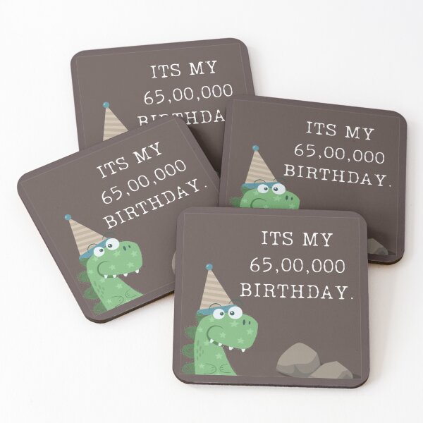 Item preview, Cute Funny Dinosaurs Birthday   designed and sold by MorganDayDesign.