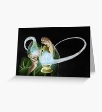 Lighting the way of change. Greeting Card