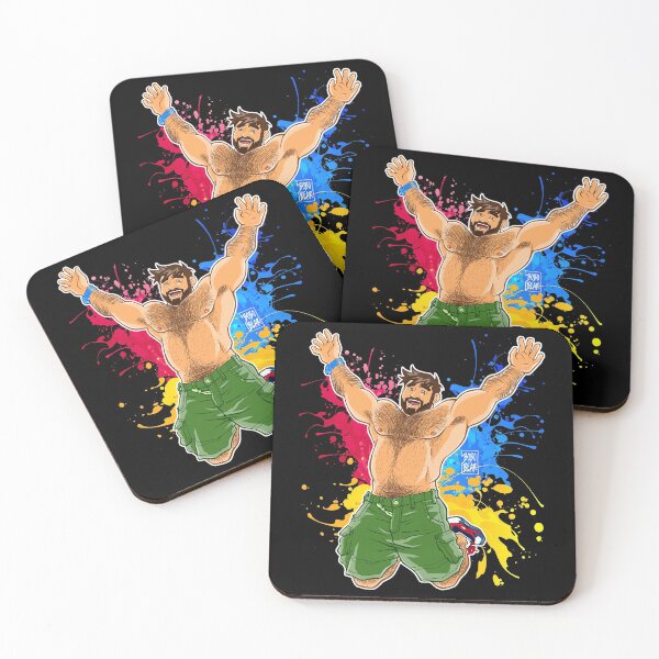 ADAM LIKES SUMMER Coasters (Set of 4)