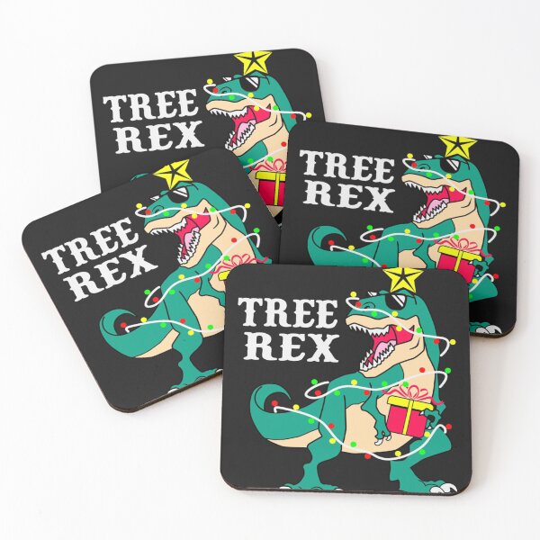 Item preview, Tree Rex Funny Dinosaur Christmas Lights   designed and sold by MorganDayDesign.