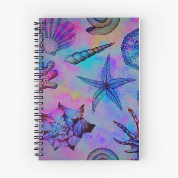 Item preview, Beach Treasures seashells watercolor art designed and sold by cutecrazytshirt.