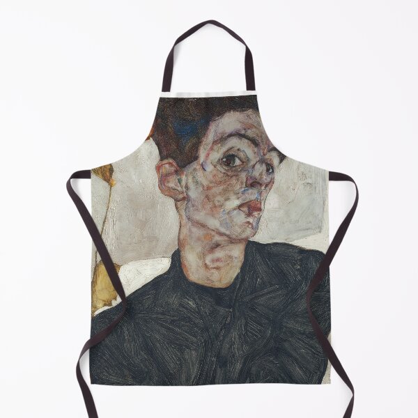 Artikelvorschau, Self-Portrait with Physalis - Egon Schiele entworfen und verkauft von Vintage Designs +.
