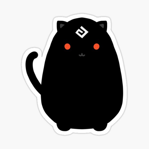 kleiner Katzengeist Sticker