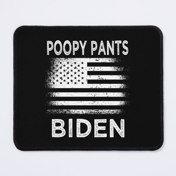 Item preview, Funny Anti Joe Biden Poopy Pants US American Flag designed and sold by Delores Kinder.
