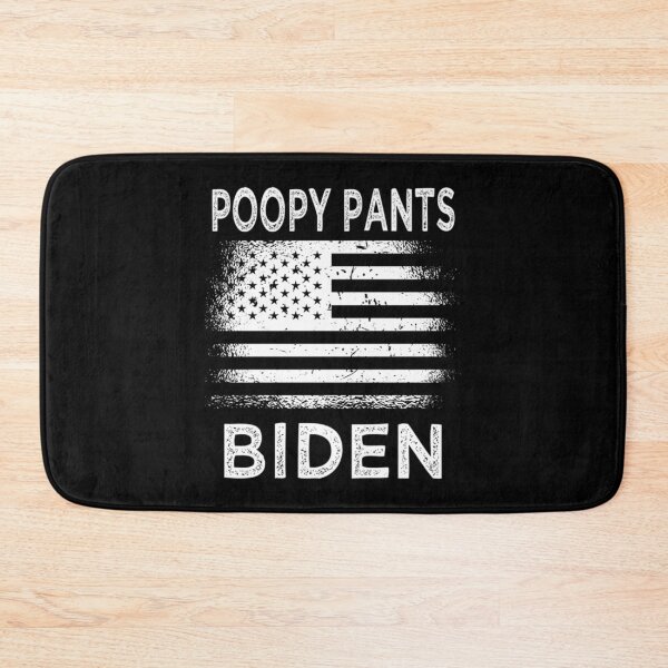 Item preview, Funny Anti Joe Biden Poopy Pants US American Flag designed and sold by Delores Kinder.