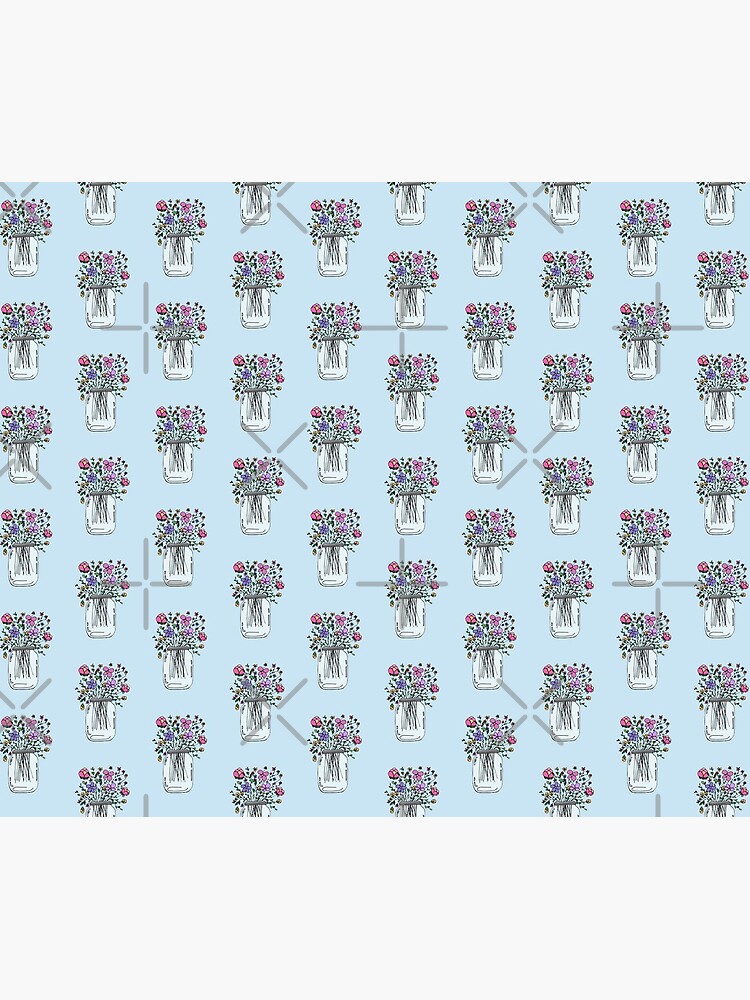 Thumbnail 5 von 5, Mauspad, Einmachglas mit Blumen designt und verkauft von mlleruta.