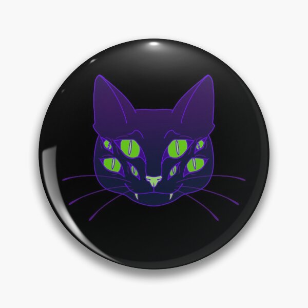 Item preview, Freaky Cat with Multiple Eyeballs designed and sold by Viperrrr.