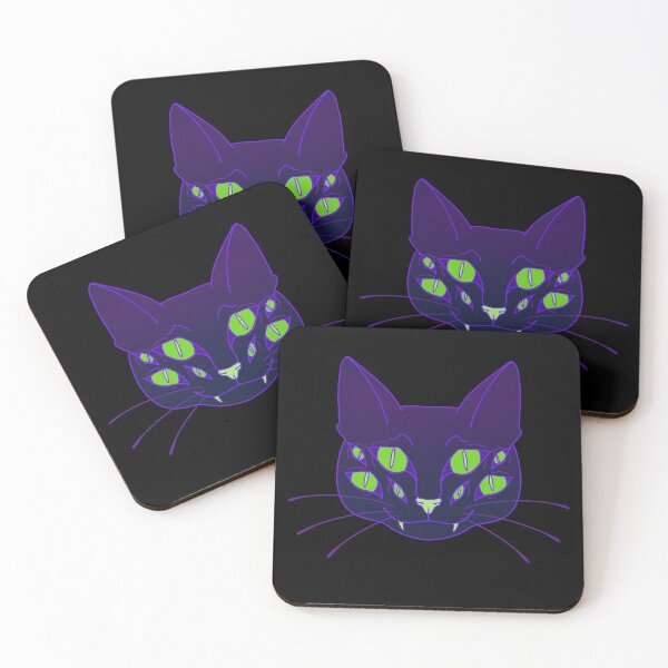 Item preview, Freaky Cat with Multiple Eyeballs designed and sold by Viperrrr.