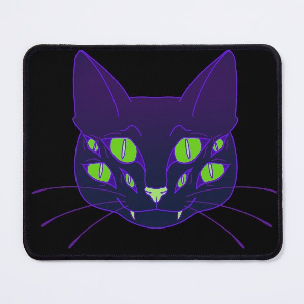 Item preview, Freaky Cat with Multiple Eyeballs designed and sold by Viperrrr.