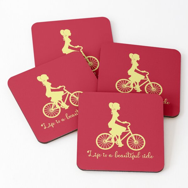 Item preview, Life is a beatiful ride - Cute Vintage Bicycle Women Gift designed and sold by mayamay0.