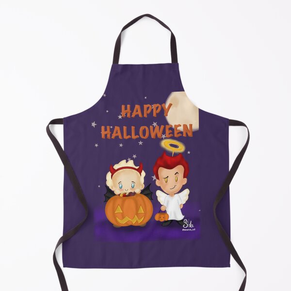 Item preview, Happy Halloween - Angel and Demon designed and sold by acsalva.