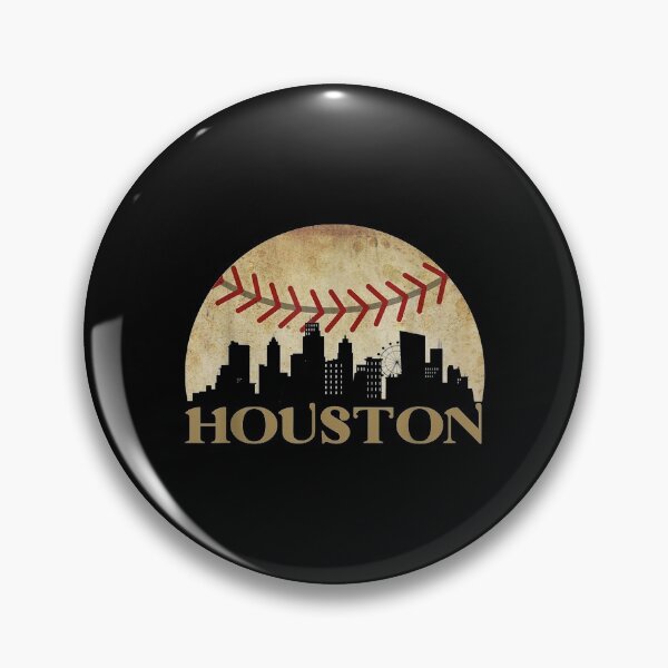 Item preview, Vintage Houston Texas Skyline Baseball mens and womens Gift designed and sold by Delores Kinder.