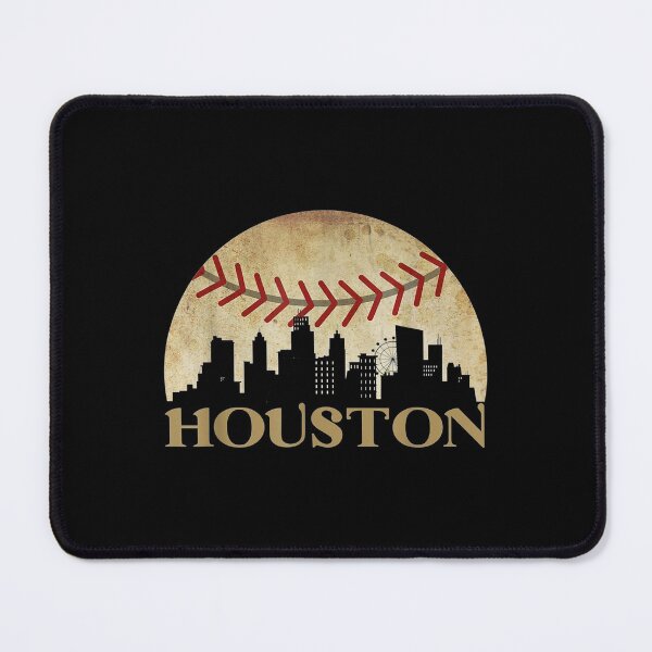 Item preview, Vintage Houston Texas Skyline Baseball mens and womens Gift designed and sold by Delores Kinder.