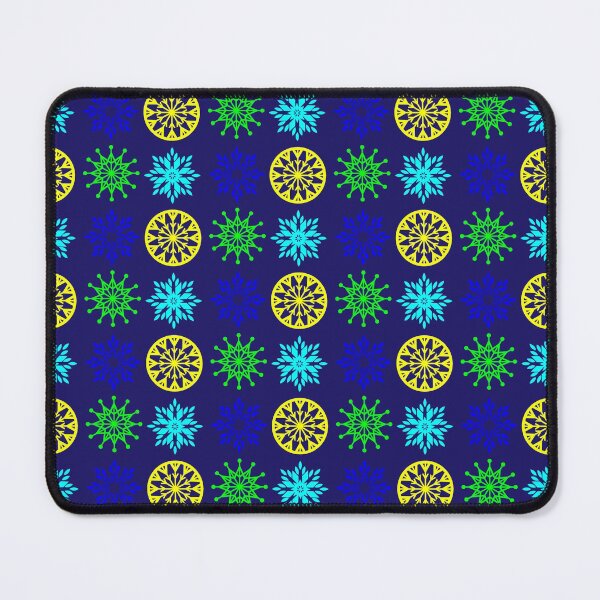 Item preview, Summer abstract colourful pattern in retro style, blue background. designed and sold by Natalya Alexandrou.