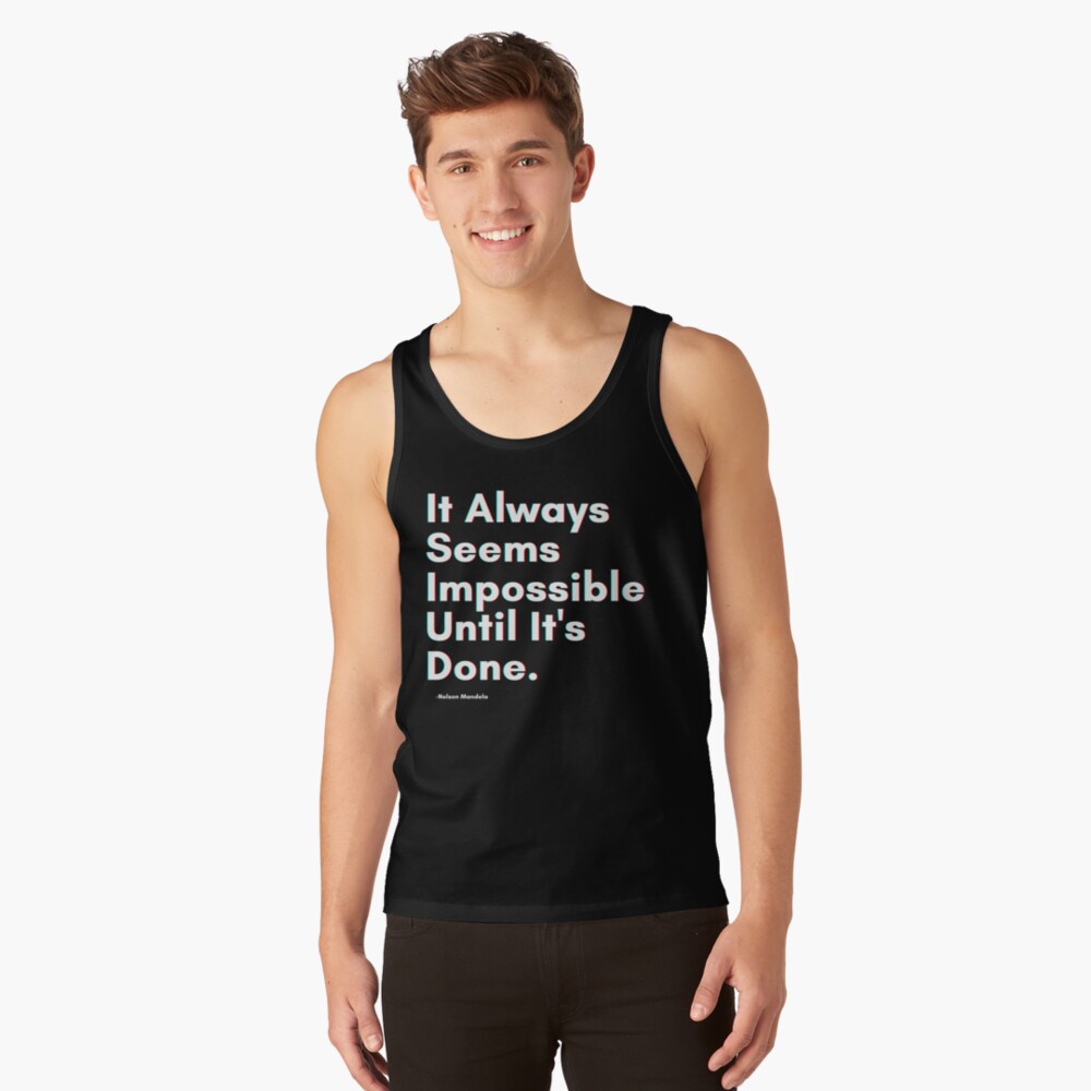 Item preview, Tank Top designed and sold by PostiveText.