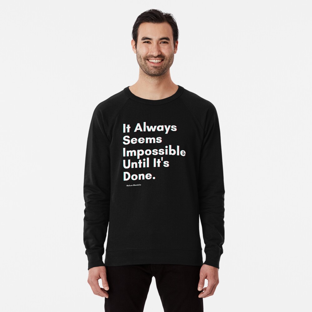 Item preview, Lightweight Sweatshirt designed and sold by PostiveText.