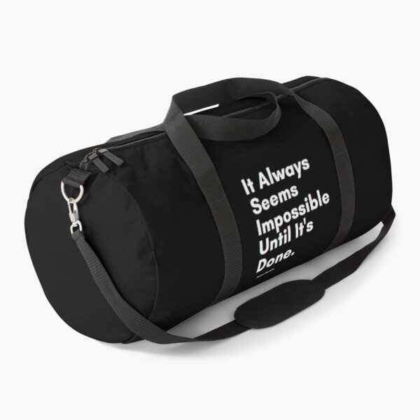 Item preview, It Always Seems Impossible Until It's Done designed and sold by PostiveText.