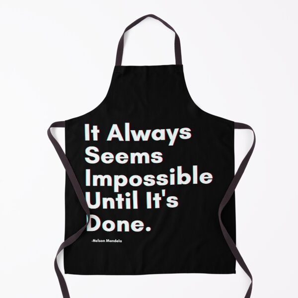 Item preview, It Always Seems Impossible Until It's Done designed and sold by PostiveText.