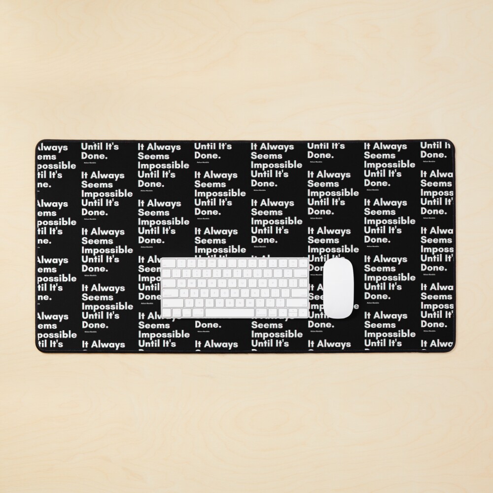 Item preview, Desk Mat designed and sold by PostiveText.