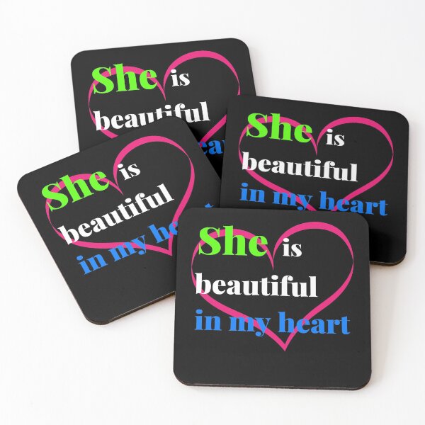 Item preview, She is beautiful in my heart designed and sold by Teetawatshop.