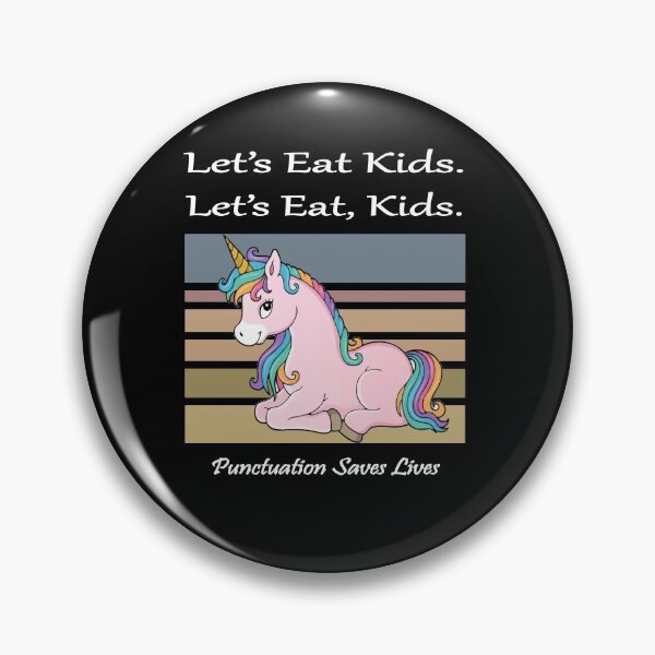 Item preview, Funny Let's Eat Kids Punctuation Saves Lives UnicornThanksgiving Christmas designed and sold by sichaz.