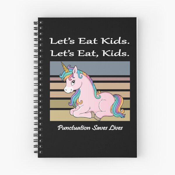 Item preview, Funny Let's Eat Kids Punctuation Saves Lives UnicornThanksgiving Christmas designed and sold by sichaz.