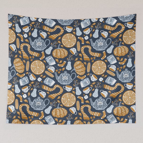 Item preview, Lovely Cozy Autumn / winter vibes pattern designed and sold by raghda-s-m.