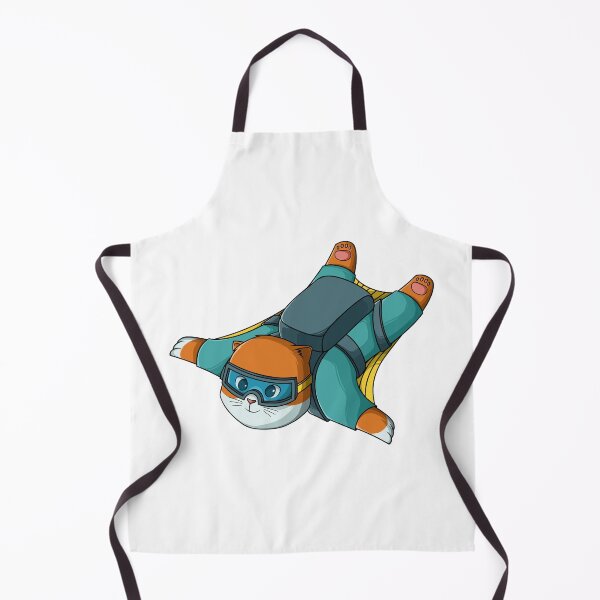 Item preview, Cute cat flying with wingsuit designed and sold by kanvasdesign.