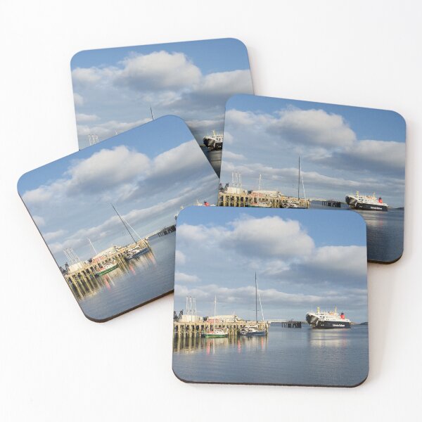 Item preview, Ferry arriving in Stornoway Harbour, Lewis designed and sold by Kasia Design.