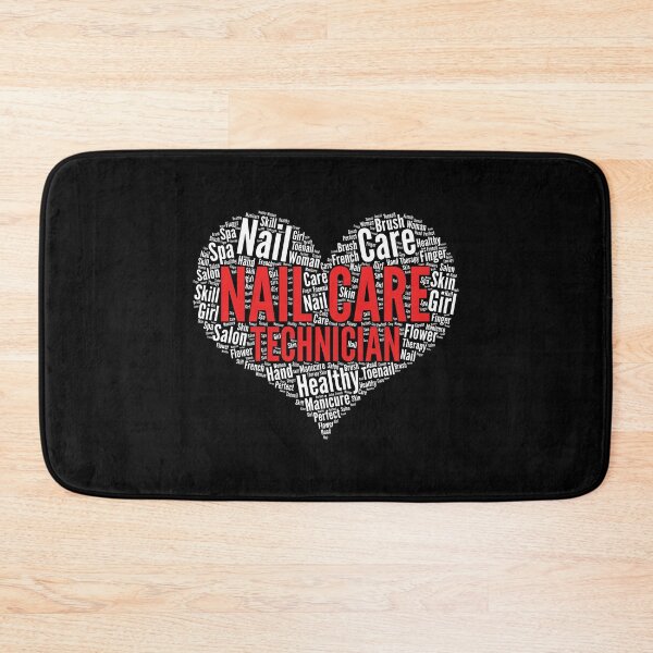 Item preview, Nail care technician Heart Shape Word Cloud Manicurist graphic designed and sold by theodoros20.