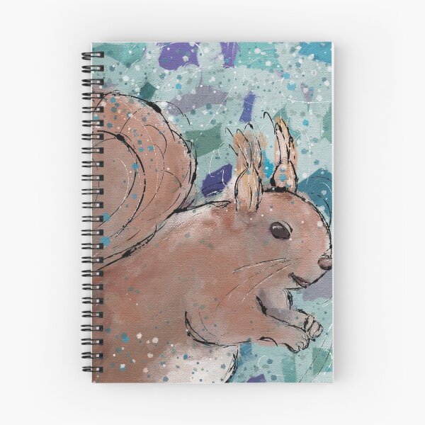 Item preview, Lovely Squirrel in blue and green designed and sold by Kreajuut.