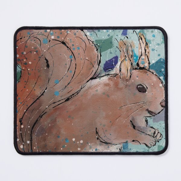 Item preview, Lovely Squirrel in blue and green designed and sold by Kreajuut.