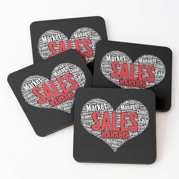 Item preview, Sales manager Heart Shape Word Cloud Design graphic designed and sold by theodoros20.