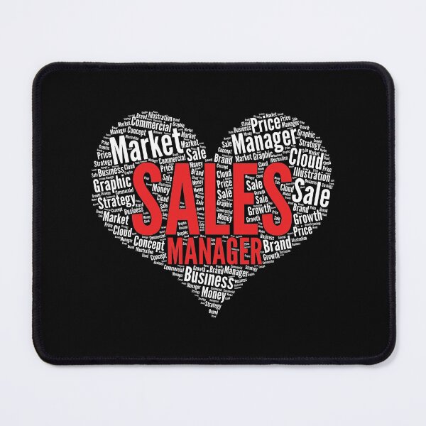 Item preview, Sales manager Heart Shape Word Cloud Design graphic designed and sold by theodoros20.