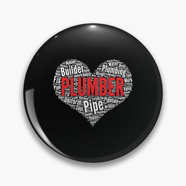 Item preview, Plumber Heart Shape Word Cloud Plumbing design designed and sold by theodoros20.
