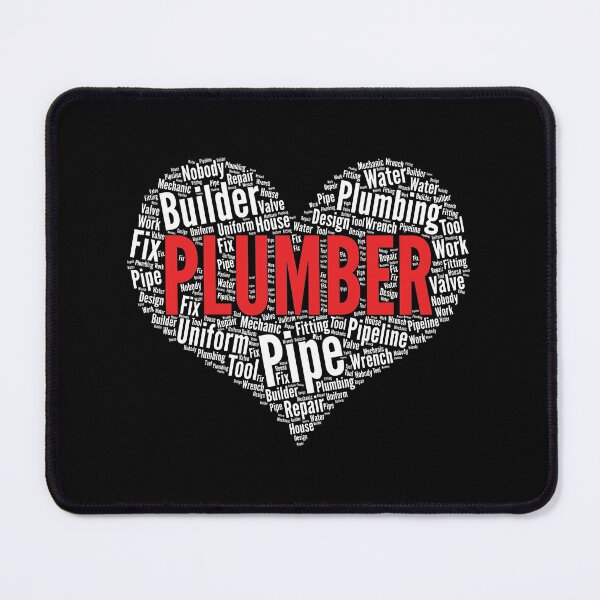 Item preview, Plumber Heart Shape Word Cloud Plumbing design designed and sold by theodoros20.