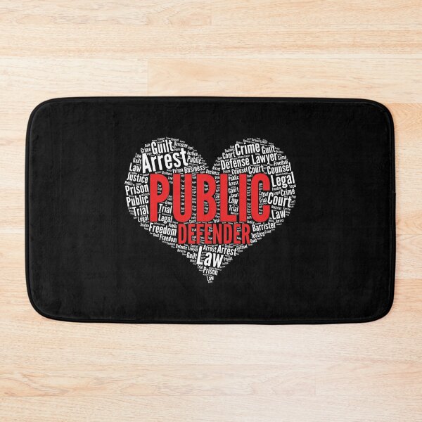 Item preview, Public defender Heart Shape Word Cloud Design product designed and sold by theodoros20.