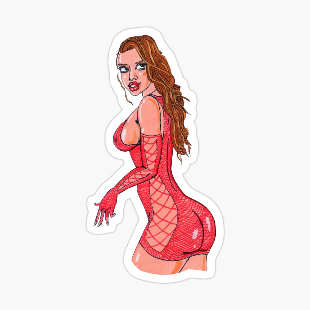 Sexy Cartoon Babe With Nice Thick Ass