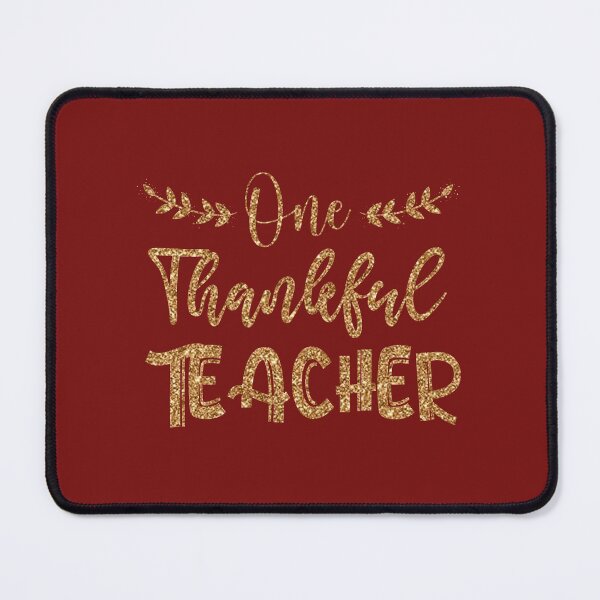 Item preview, gold one thankful teacher thanksgiving gift Birthday funny sarcastic saying offended Meme designed and sold by joygift369.