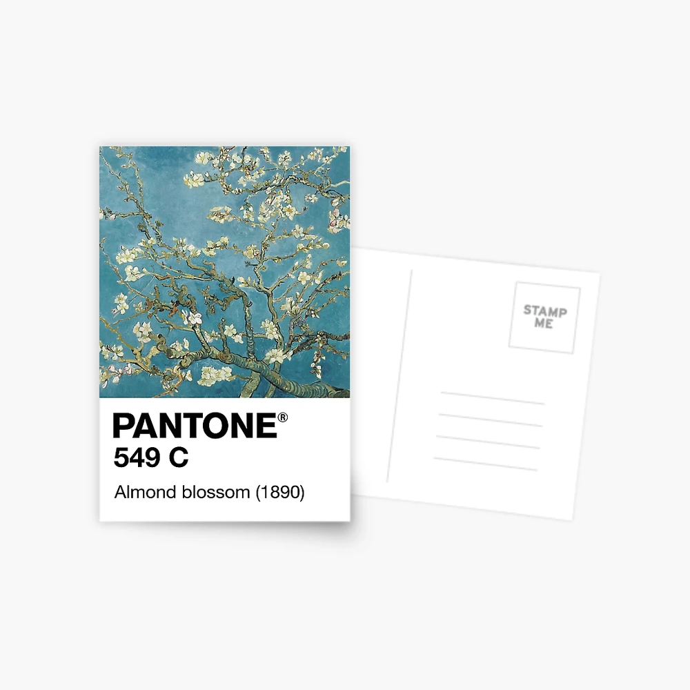 Pantone Monet's Garden Postcard for Sale by beekindstudio