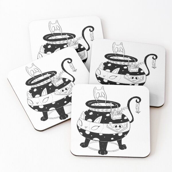 Item preview, Cat Witch Cauldron designed and sold by Veronachen.